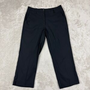 Women's Nike Golf Dri-Fit Capris Cropped Pants Lightweight‎ Size 4 EUC